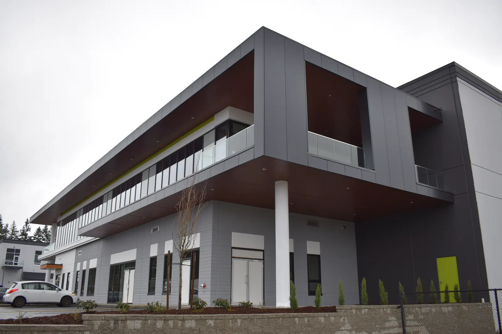 Van Gogh: commercial exterior cladding in Surrey, BC by L2 Group — ACM & composite panels