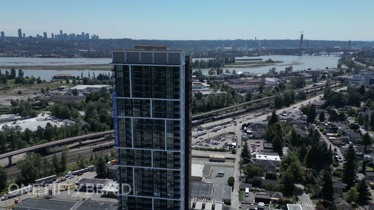 One Fifty Braid: high-rise exterior cladding in New Westminster, BC by L2 Group — ACM & composite panels